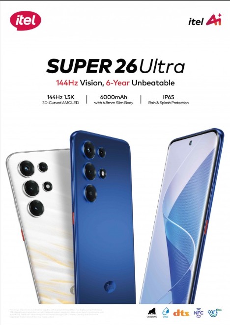 itel Super 26 Ultra 4G 16g(8+8) 256g - الصورة 2